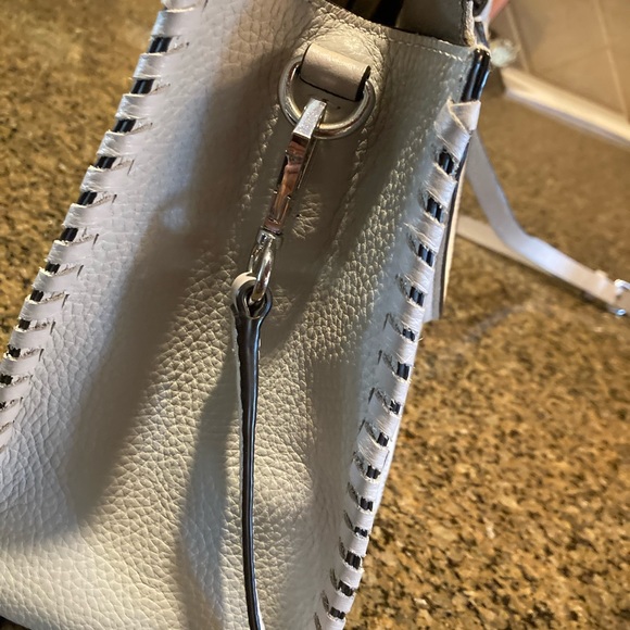 Rebecca Minkoff Pebble Grey Structured Handbag - Picture 4 of 7
